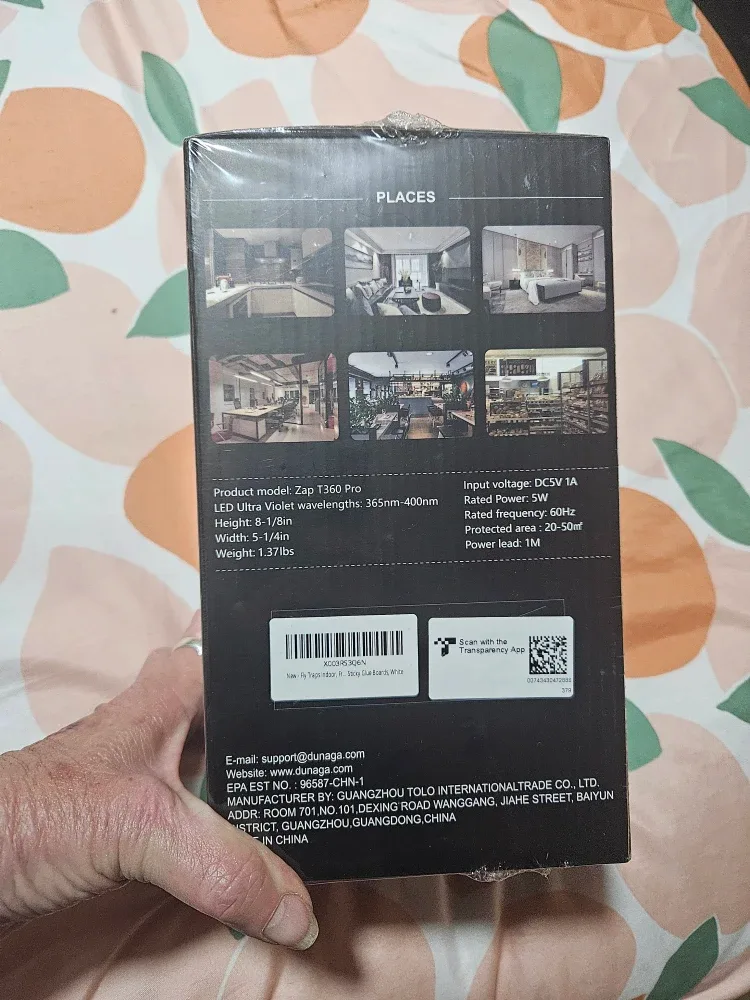 New DUNAGA Zap T360 Pro Mosquito Trap image indicator(2)