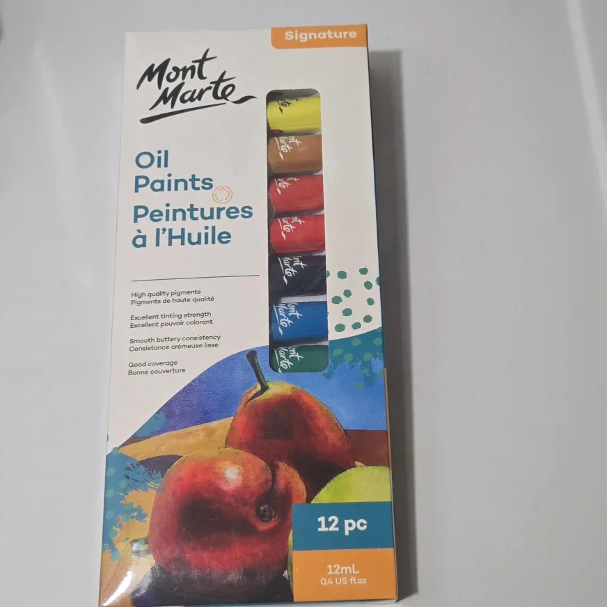 Mont Marte Signature Oil Paints - 12 pc Set