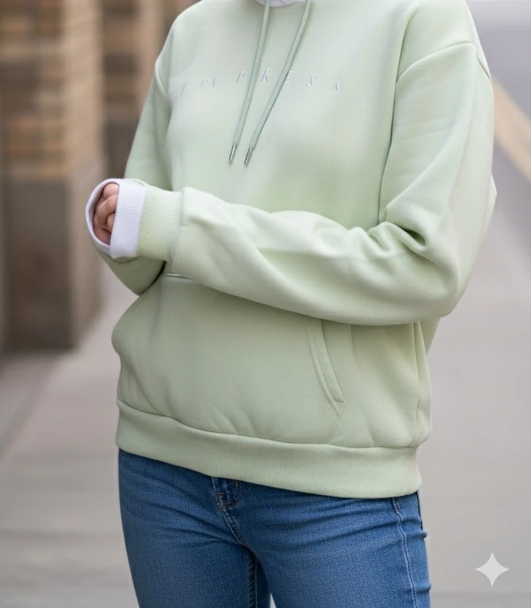 Impress Light Green Hoodie