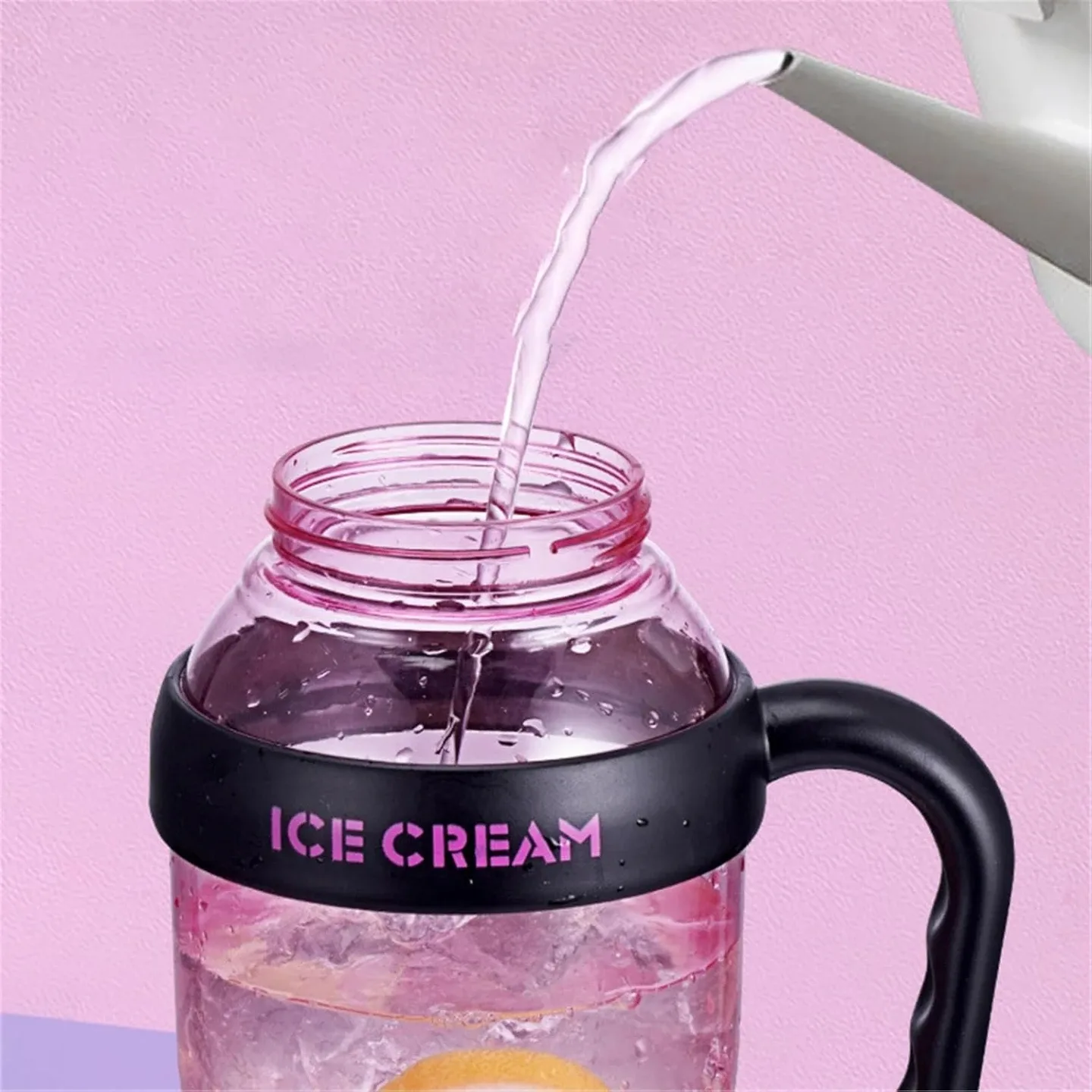 🖤🍓 Ice Cream Mixer Bottle – Bold & Brand New! 🍓🖤 image indicator(4)