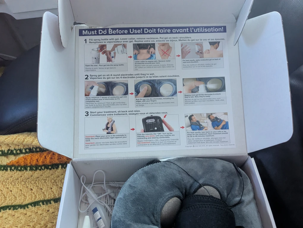 Dr-Ho's Neck Comforter & Homedics Massager - photo 3