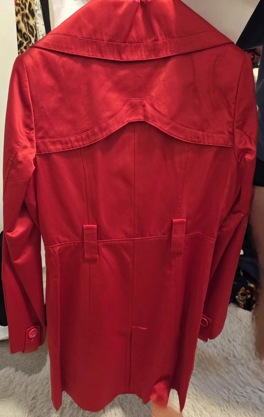 🎄 Red satin jacket - photo 3