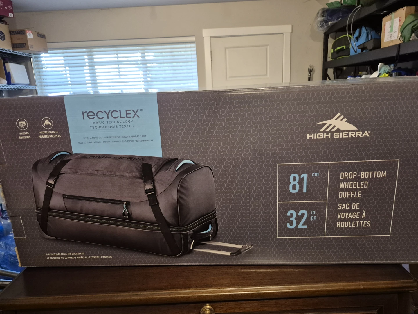 High Sierra Drop-Bottom Wheeled Duffle - 81cm/32in