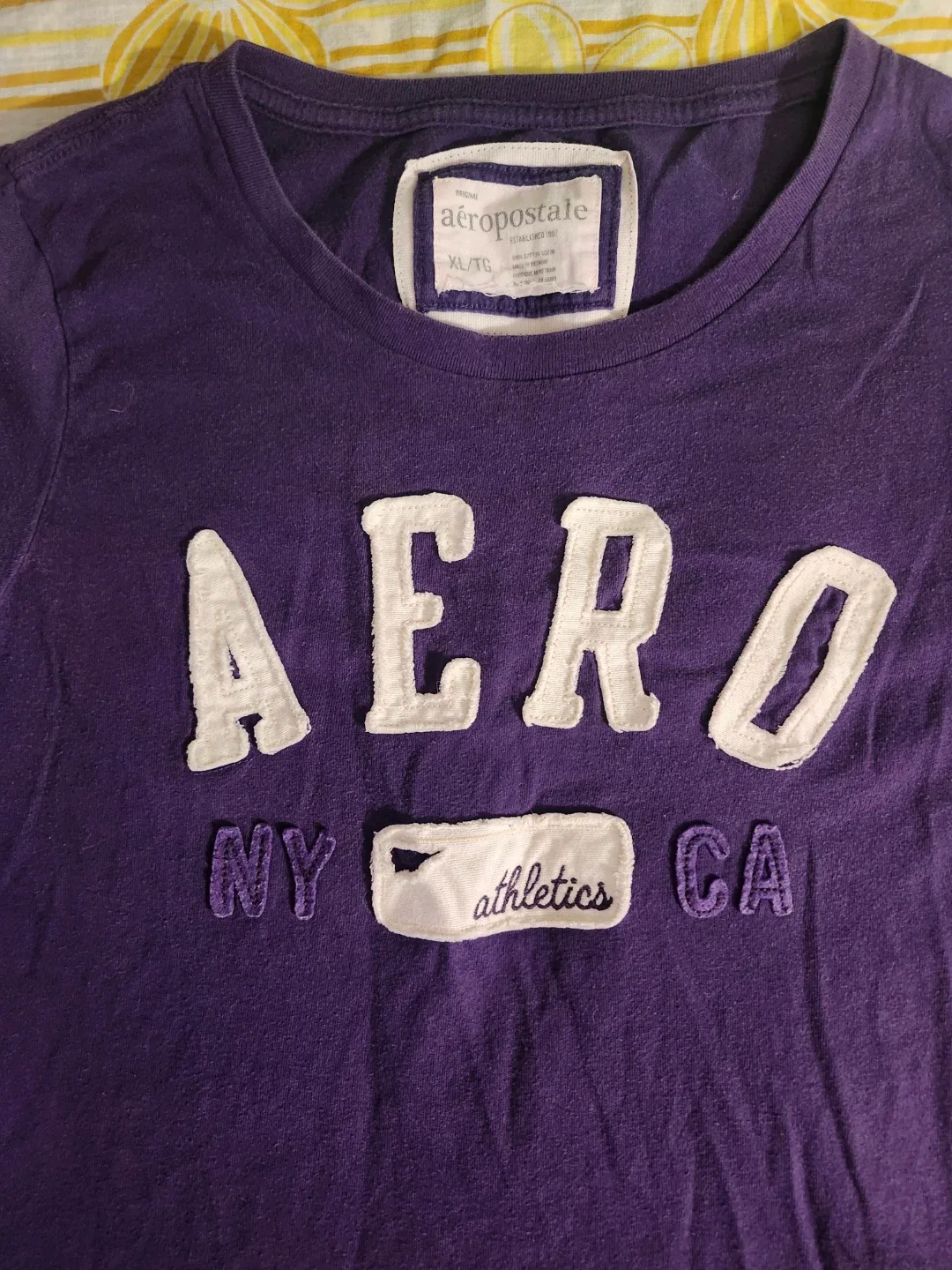 2000s Purple Aeropostale tee shirt image indicator(3)
