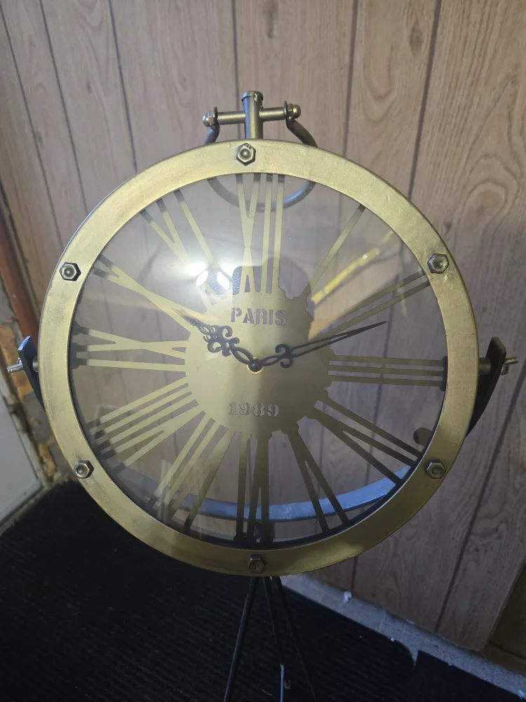 Paris 1989 Tripod Clock image indicator(2)