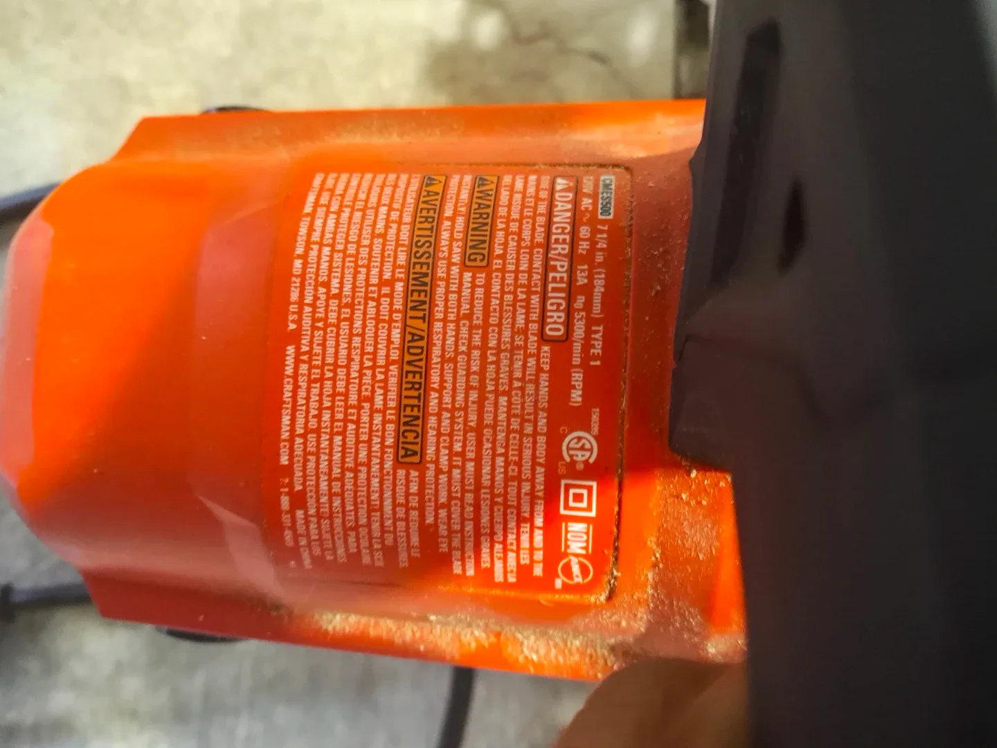 Craftsman 7 1/4" Circular Saw image indicator(4)