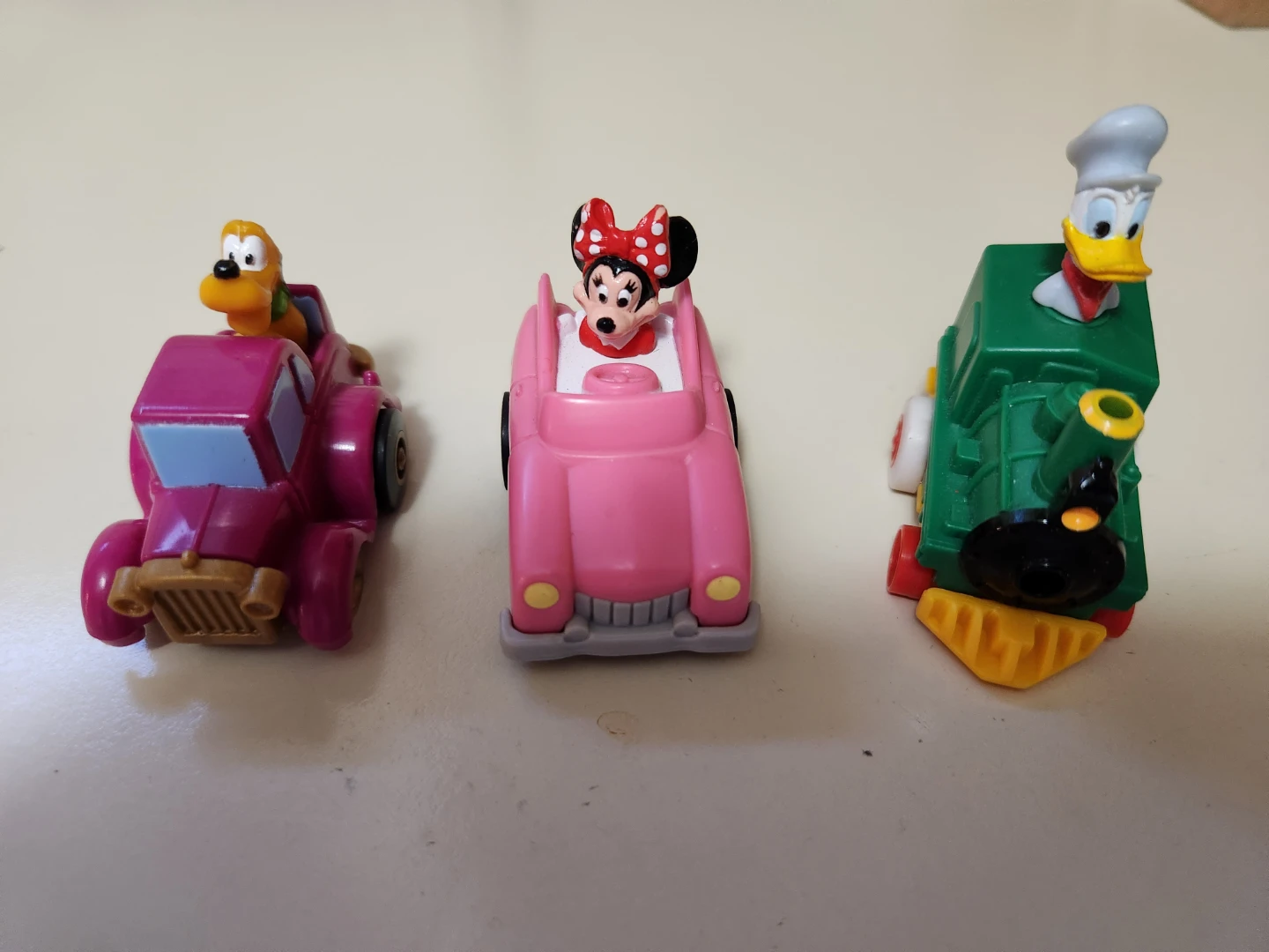 Disney Character Cars - Pluto, Minnie, Donald