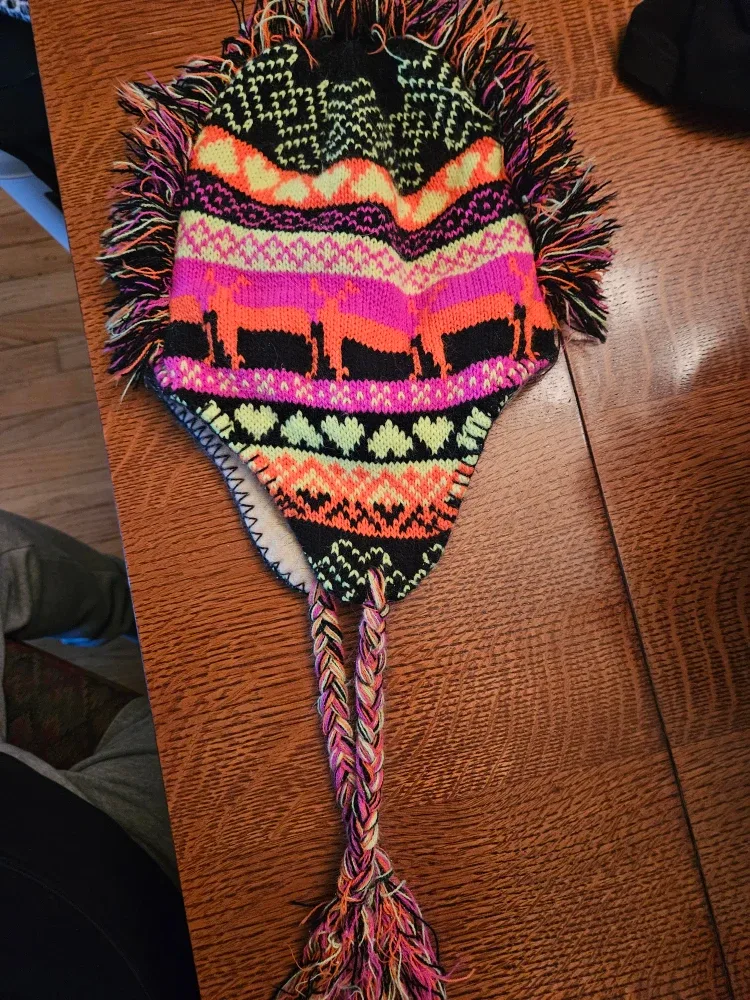Colorful Wool Trapper Hat