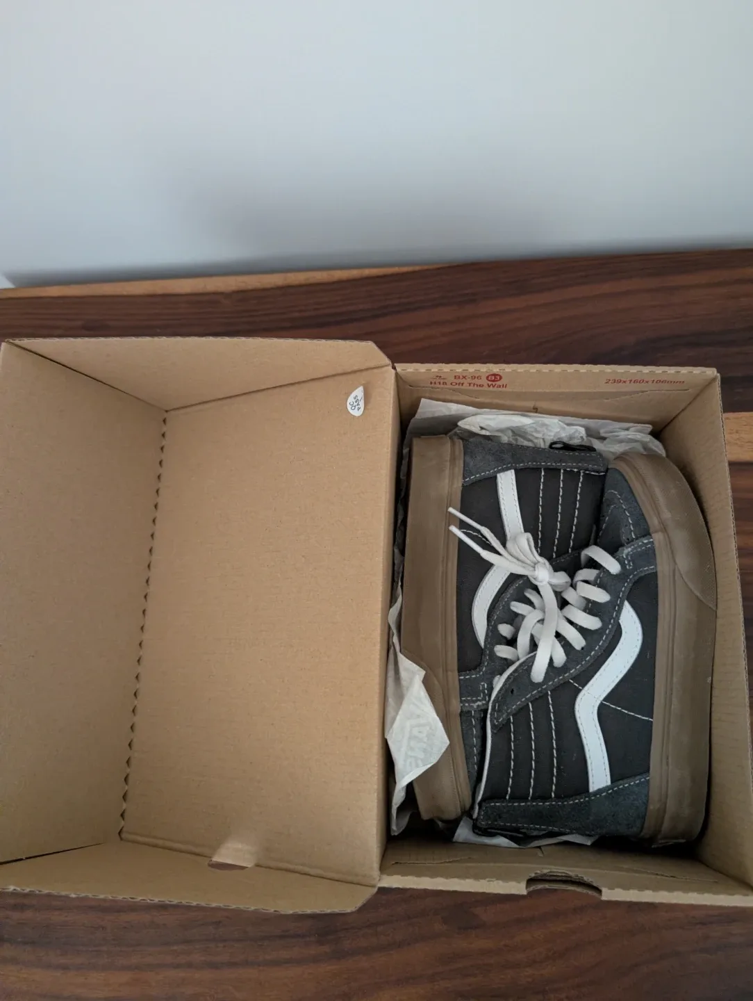 Vans Sk8-Hi Youth Size 12 Grey image indicator(5)