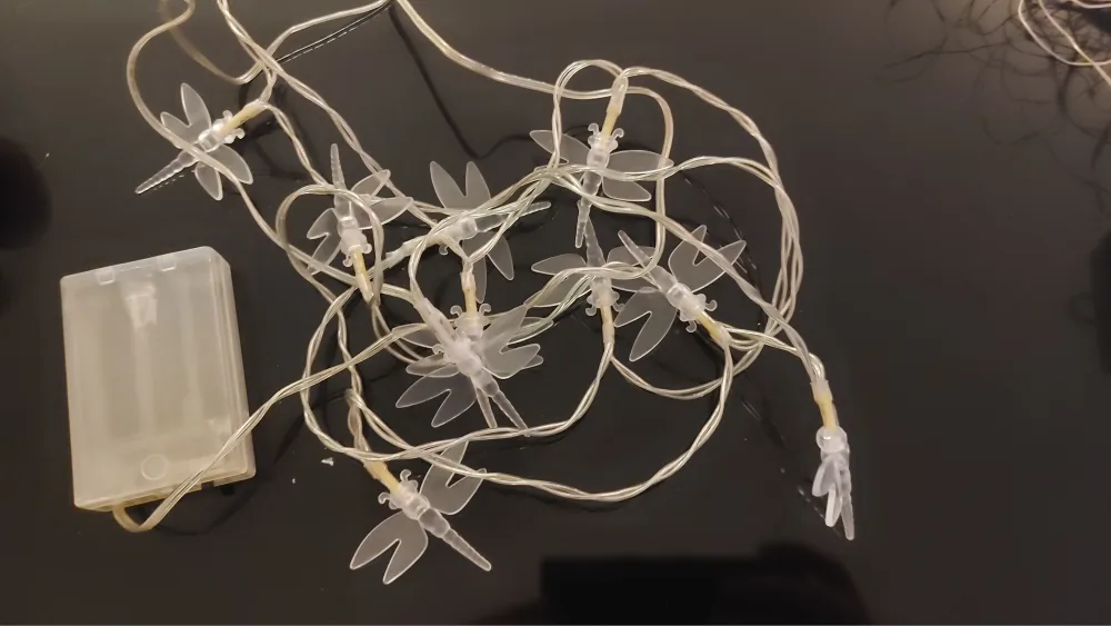 Dragonfly String Lights Battery Operated image indicator(2)