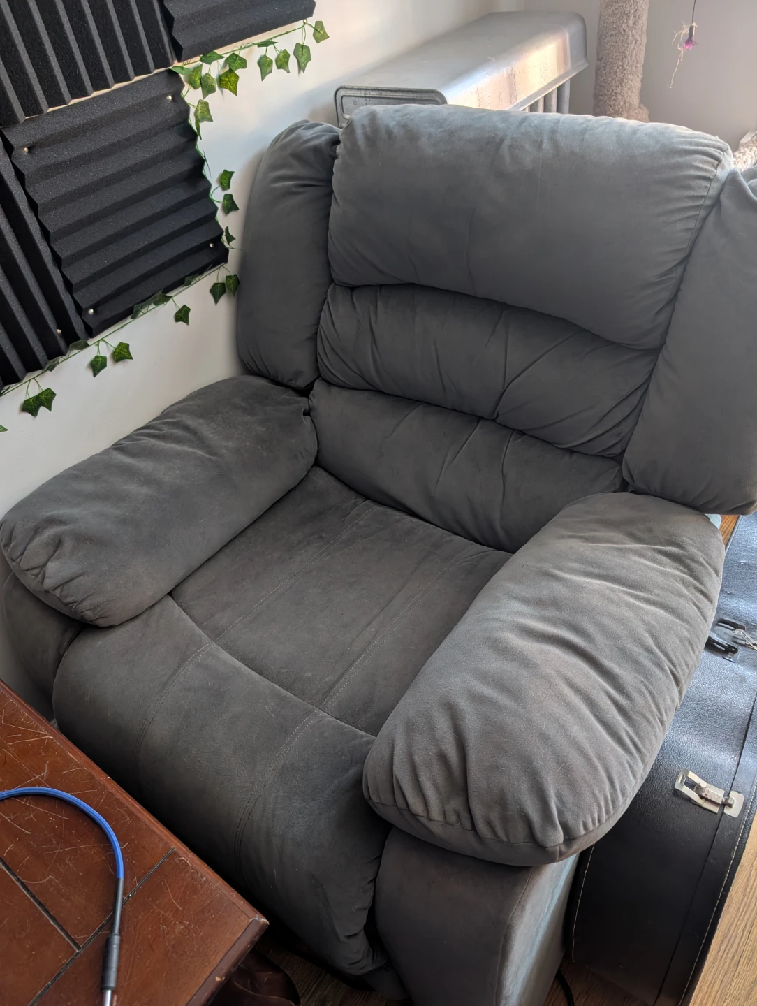 Gray Recliner Chair