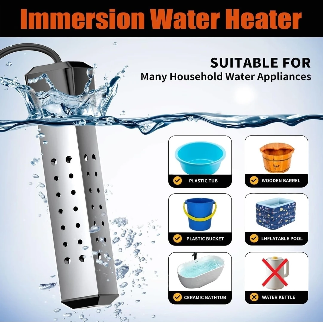 2000W Immersion Water Heater- NEW - photo 2