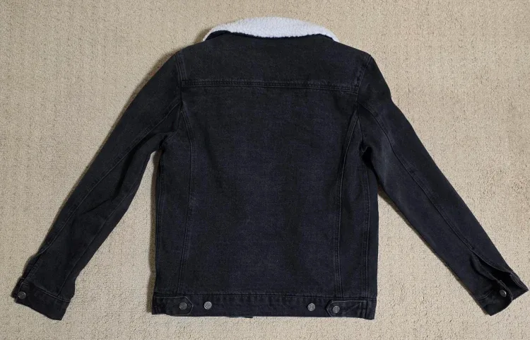 Blakely Denim Sherpa Jacket - Black image indicator(2)