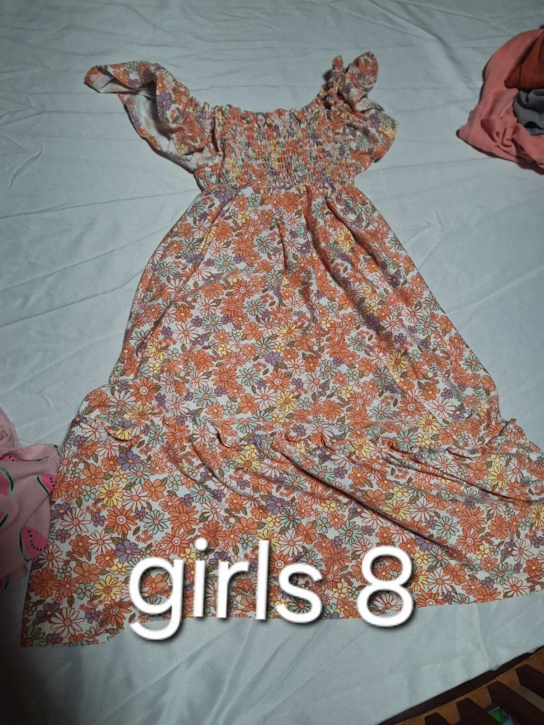 Girls Size 8 Floral Dress