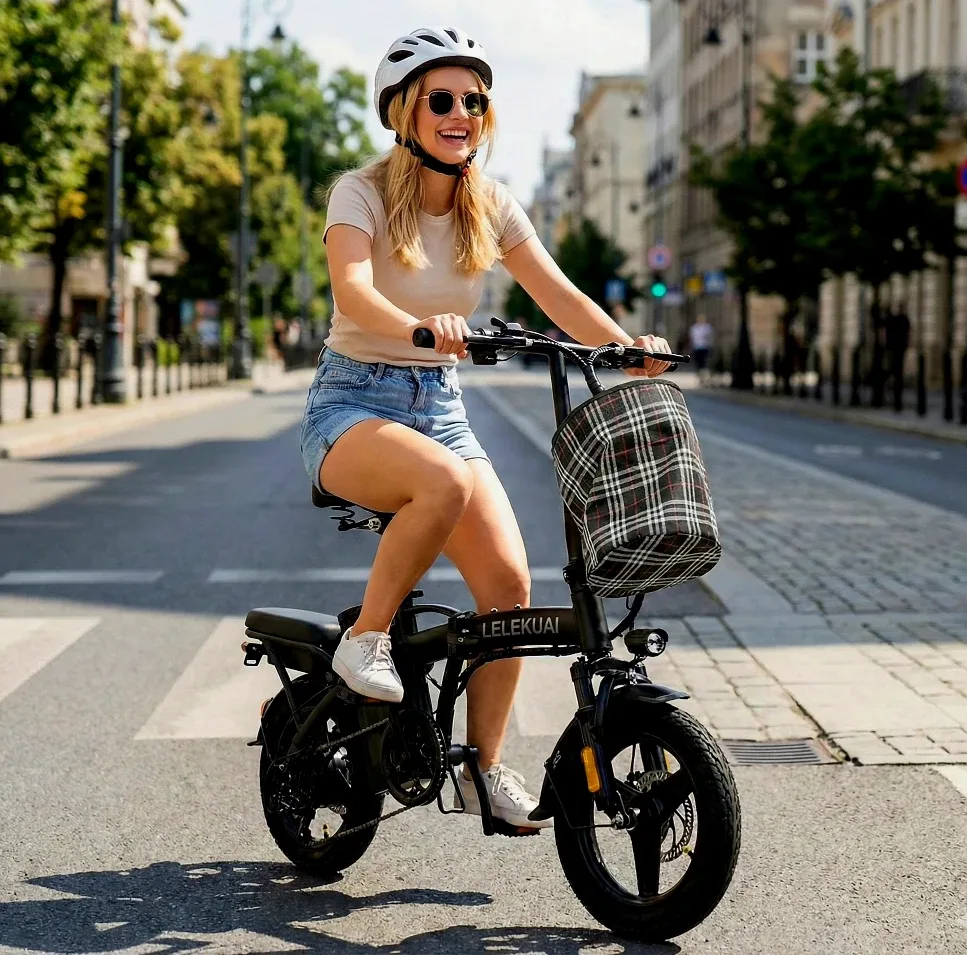 LELEKUAL Electric Bike for Adults and Teens image indicator(2)