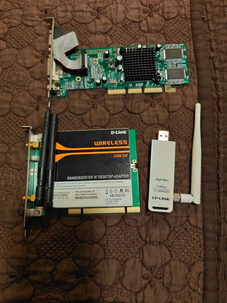 Computer Parts - WiFi: TP-Link/D-Link & Video Card