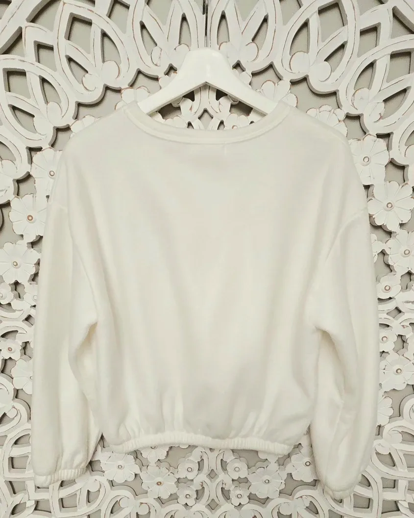 New with tag  Oak + Fort White Sweatshirt - Size OS/TU image indicator(2)