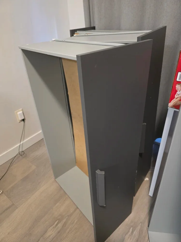 IKEA Brimnes Queen Bed Frame - Gray image indicator(4)