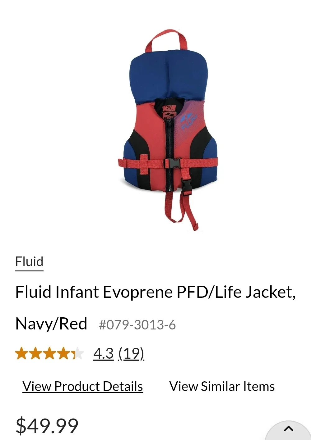 Infant Life Jacket 20-30lbs (New) image indicator(6)