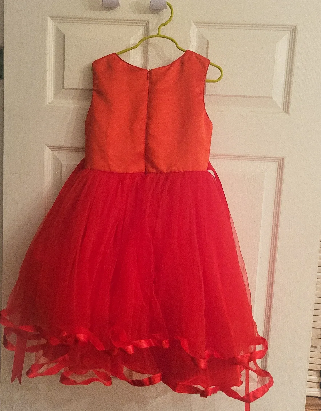 Red Holiday Dress Size 8 Girls image indicator(2)