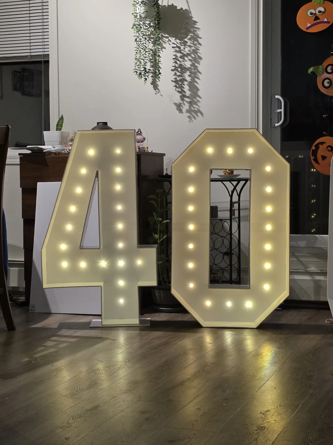 Marquee Light Up Numbers - 40