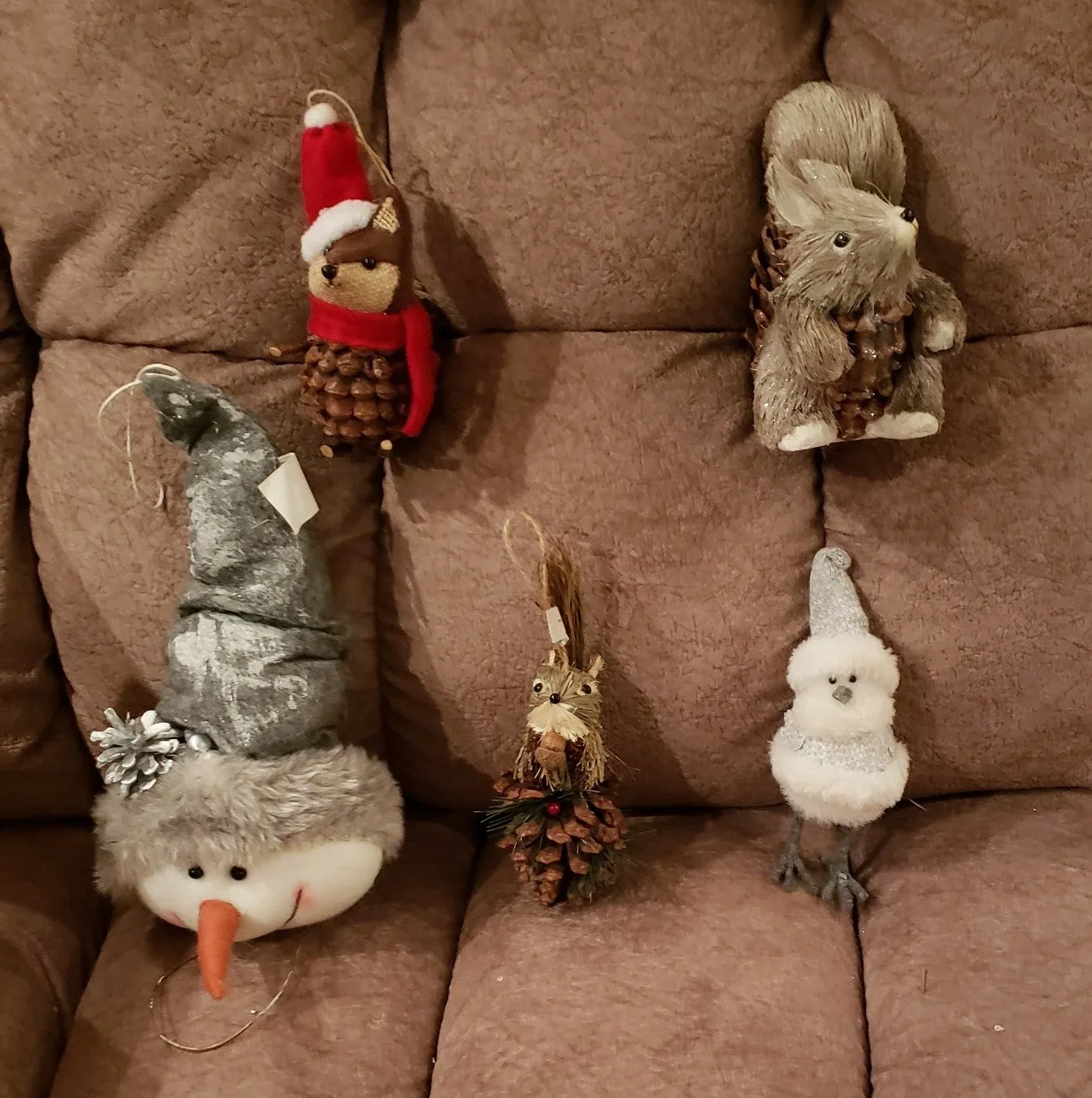20 Christmas Tree Ornaments and Ribbon $3 each or take all $50. image indicator(3)