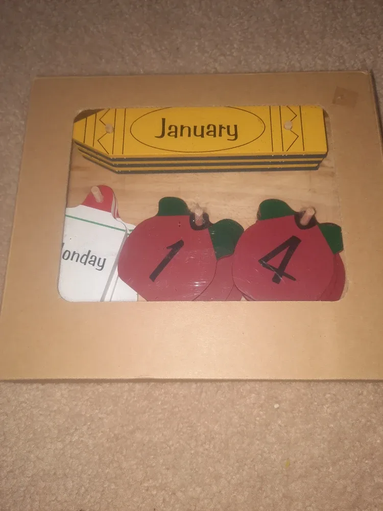 Wooden Perpetual Calendar