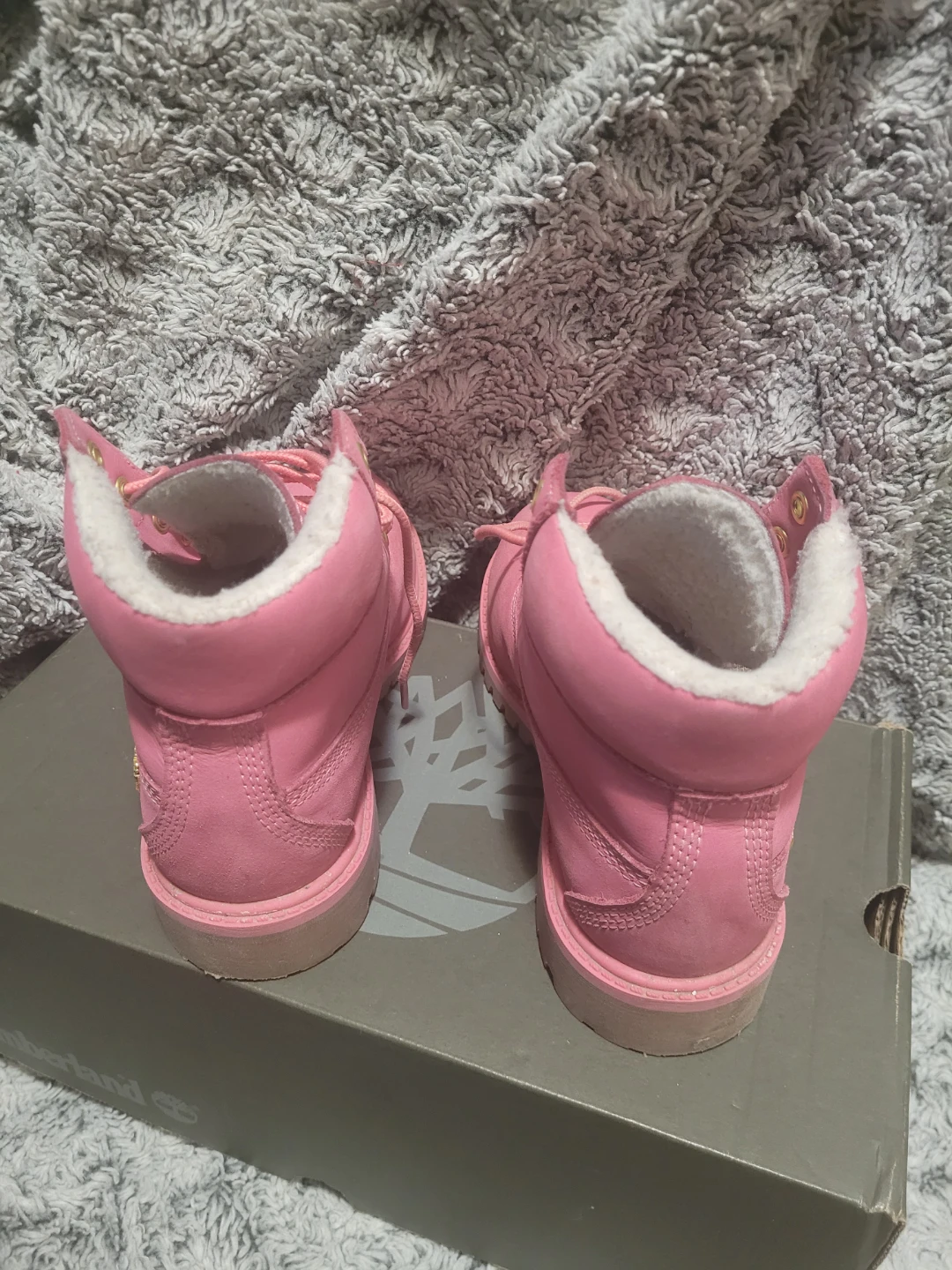 Timberland Premium 6 in Shearling Boot - Pink, Youth Size 3 - photo 5