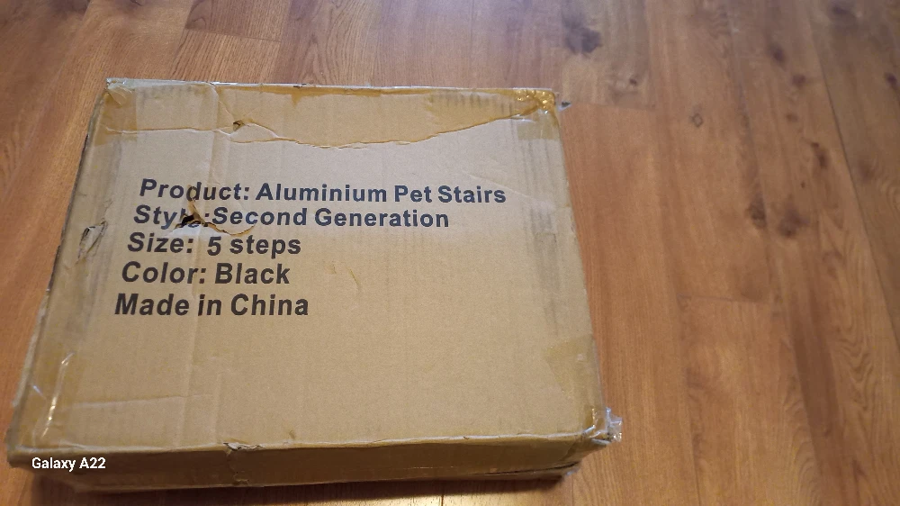 Aluminum Pet Stairs - 5 Steps - Black - photo 4