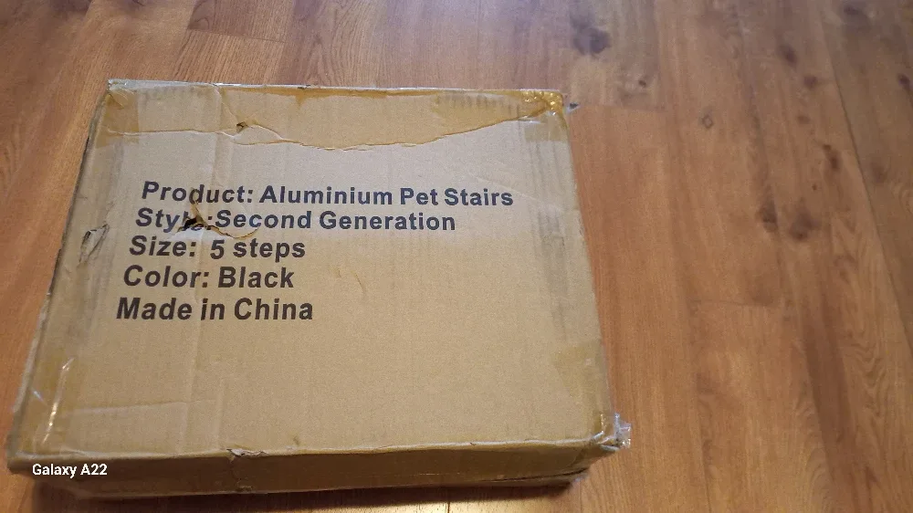 Aluminum Pet Stairs - 5 Steps - Black image indicator(4)