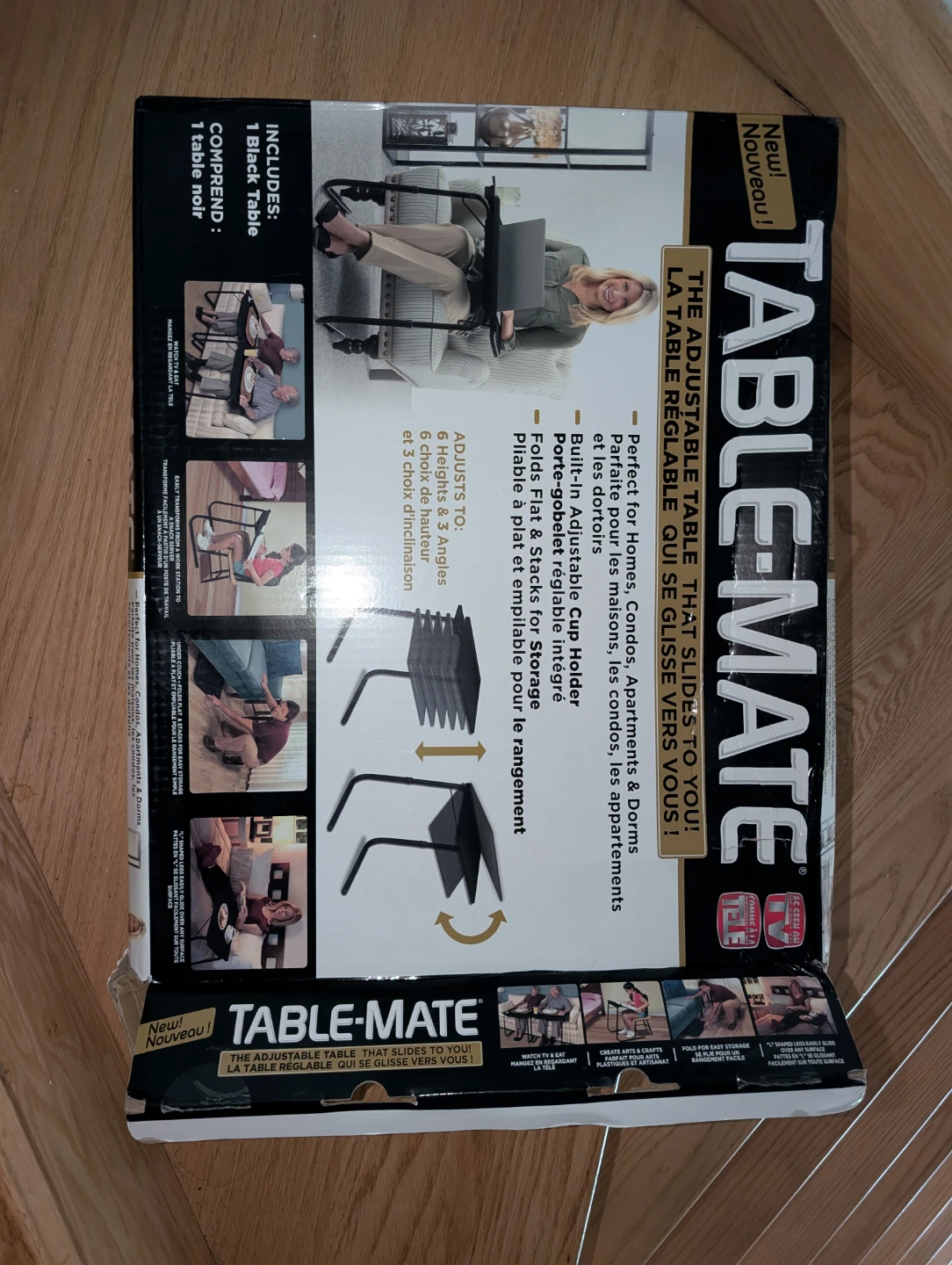 Table-Mate Ultra Adjustable Table - Black - photo 2