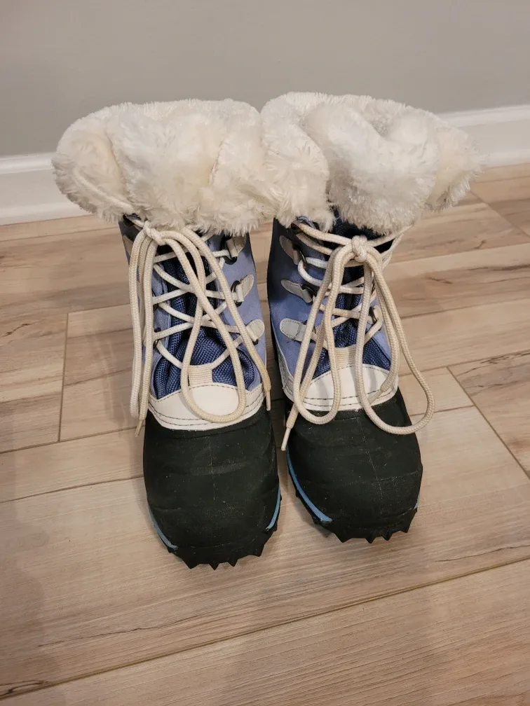 Ranger Snow Boots - Blue & White Girls Size 2 image indicator(2)