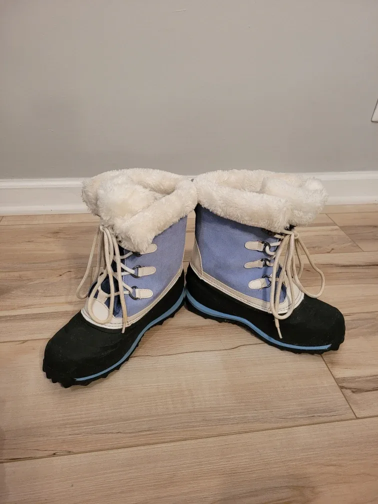Ranger Snow Boots - Blue & White Girls Size 2 image indicator(7)