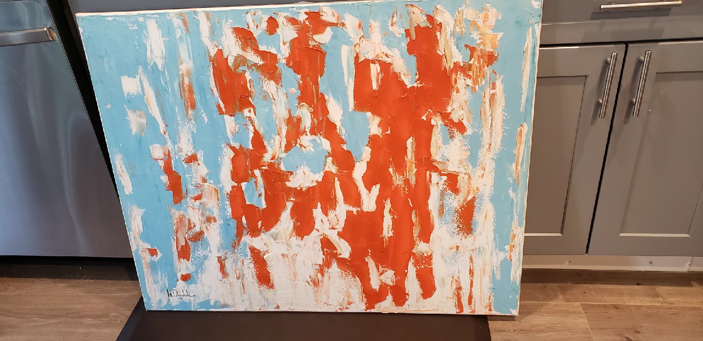 Original Abstract Painting by M. Doychuk