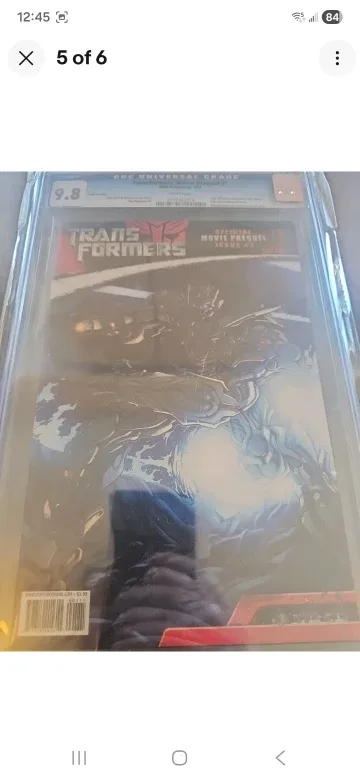 Transformers: Movie Prequel #1 CGC 9.8 image indicator(5)