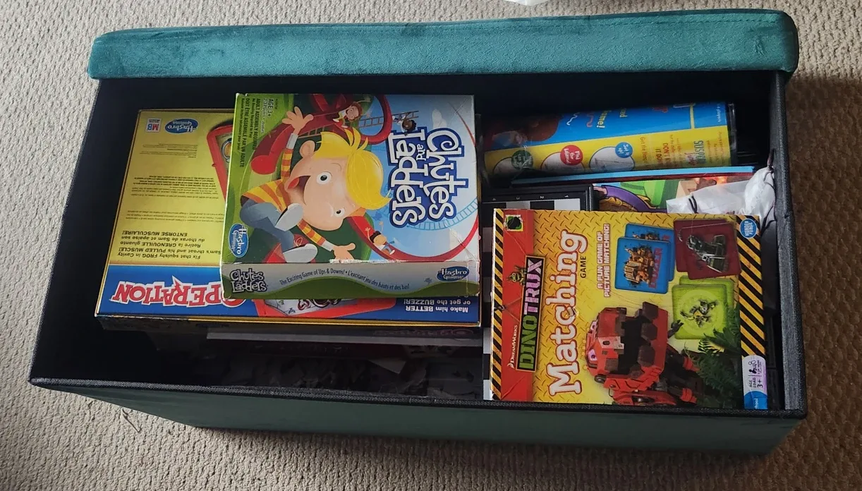 Green Velvet Storage Ottoman image indicator(3)