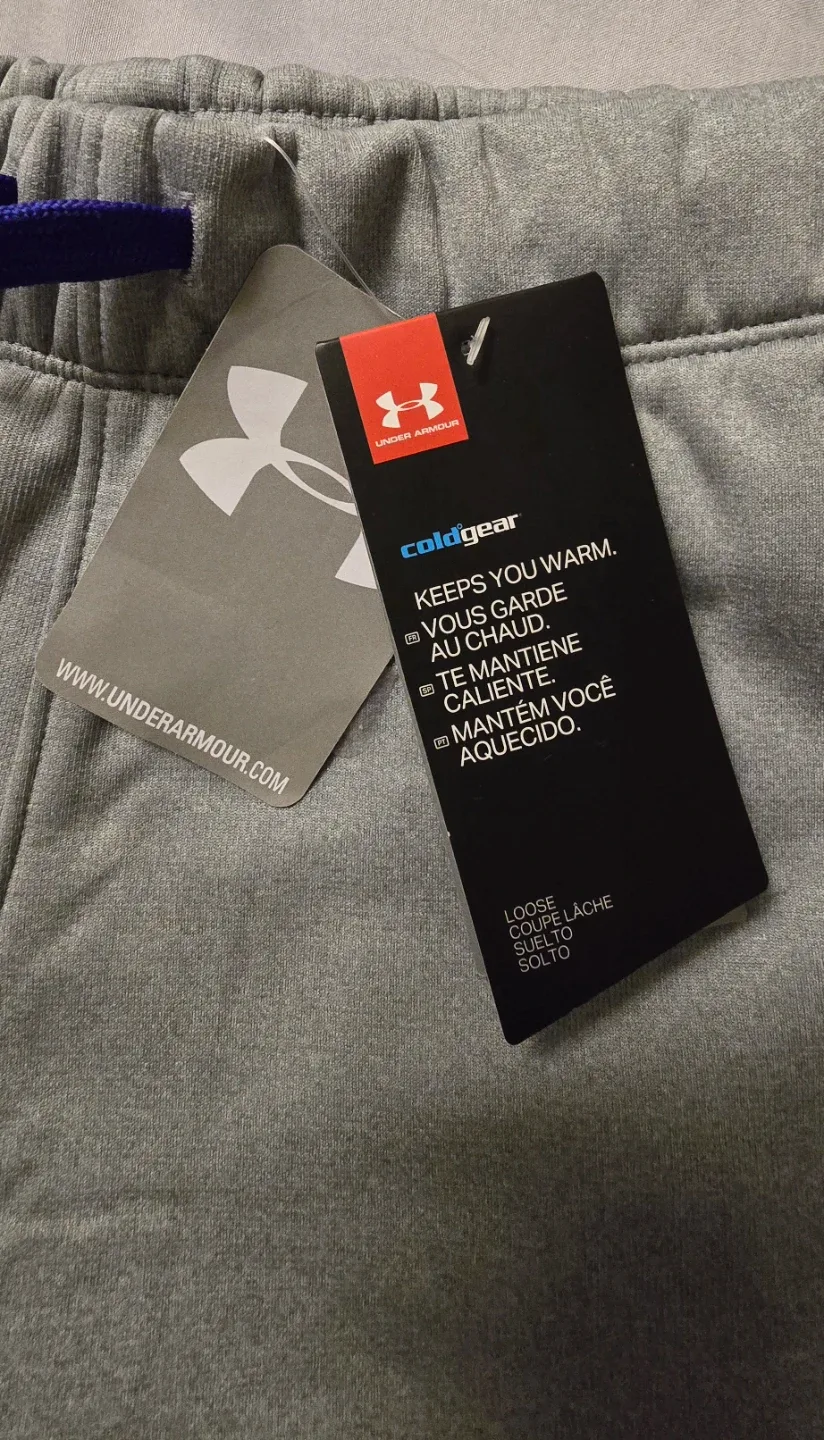 NEW! Girl's Under Armour Joggers! Size YMD (10 / 12) image indicator(9)