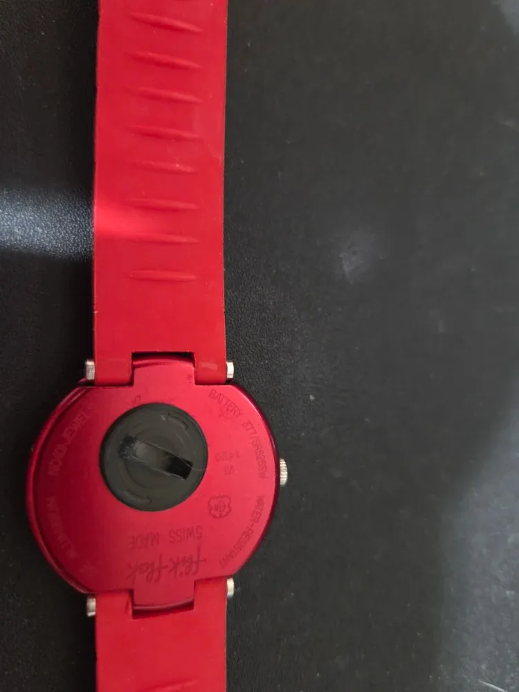 Flik Flak Swiss Made Red Watch image indicator(2)