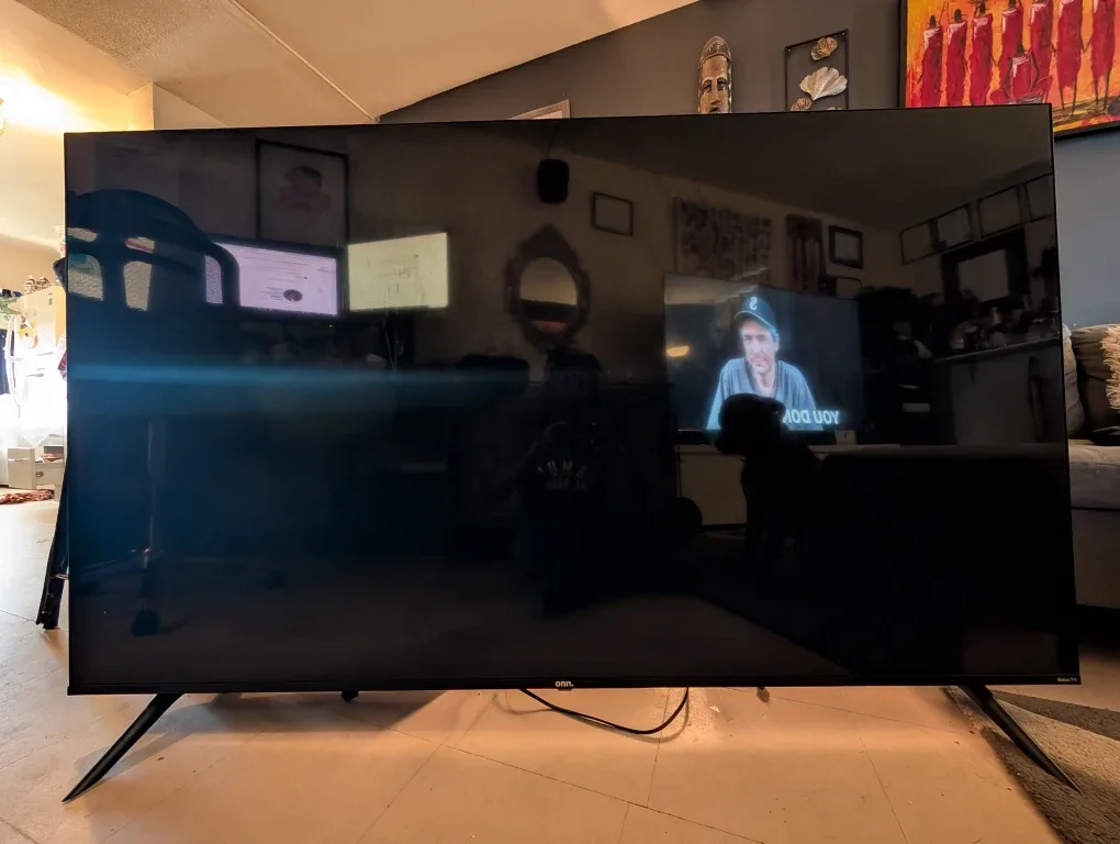 75 inch onn. Roku TV - Scratches on Screen