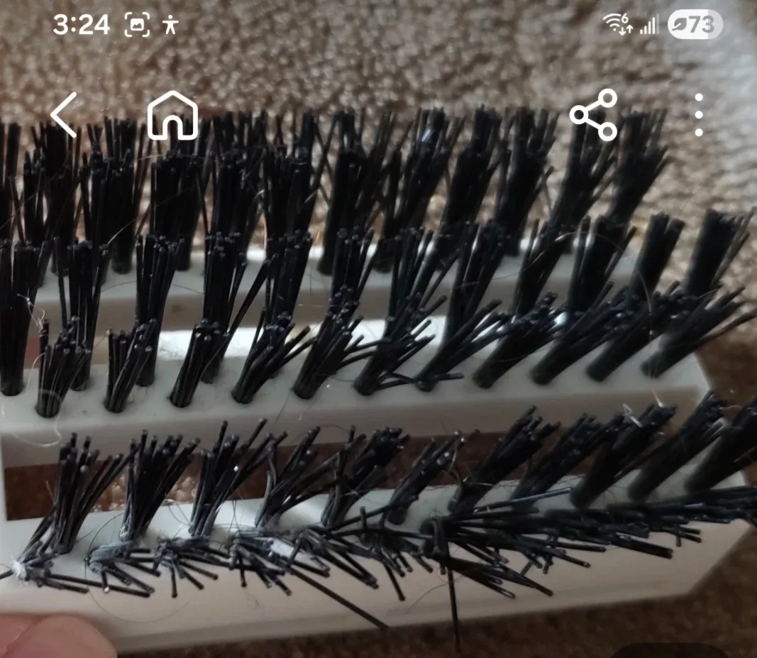 Hair blue dryer brush