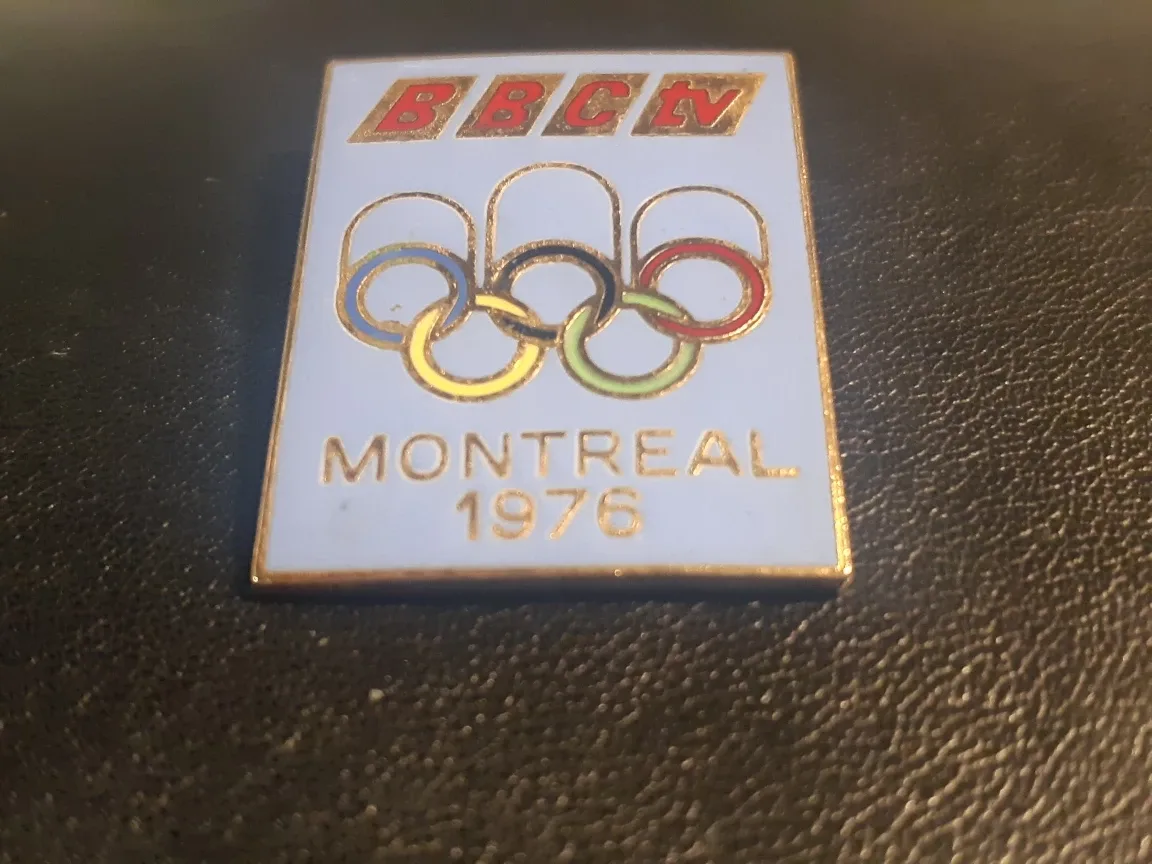BBC TV Montreal 1976 Olympics Lapel Pin image indicator(2)