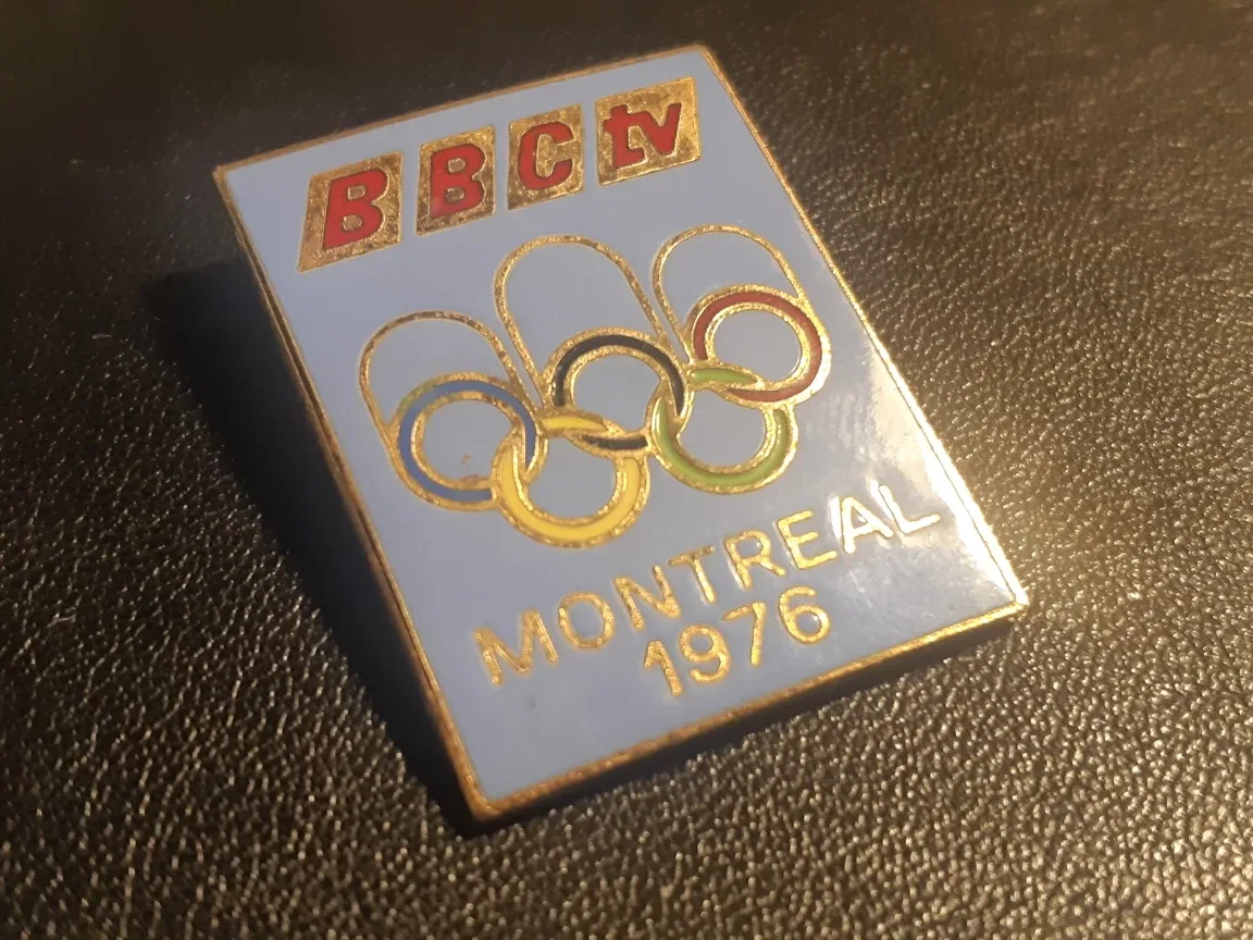 BBC TV Montreal 1976 Olympics Lapel Pin image indicator(3)