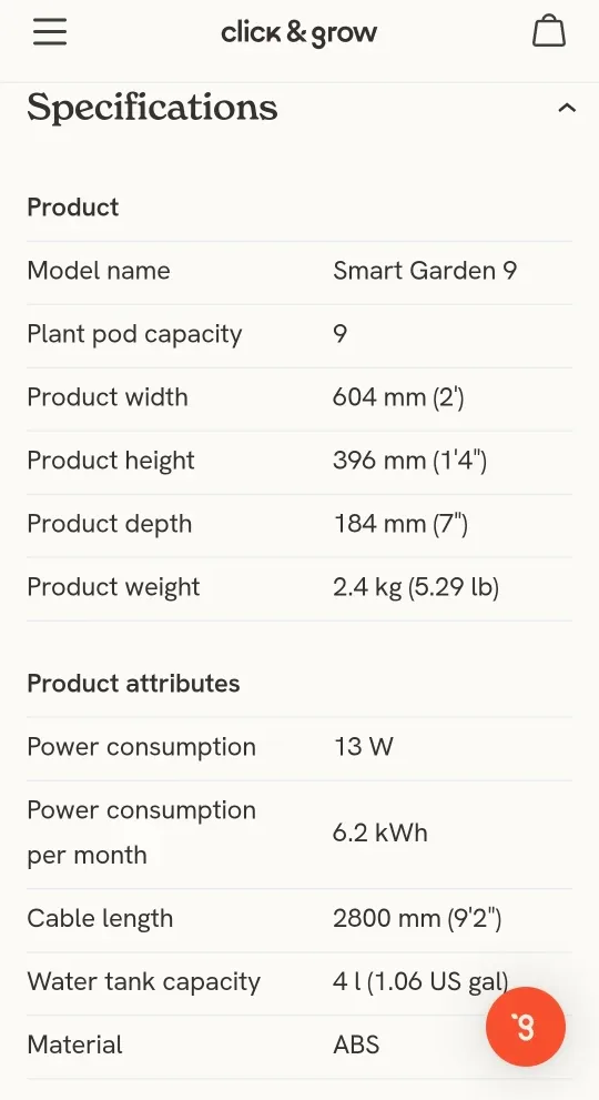Click & Grow Indoor Garden image indicator(7)