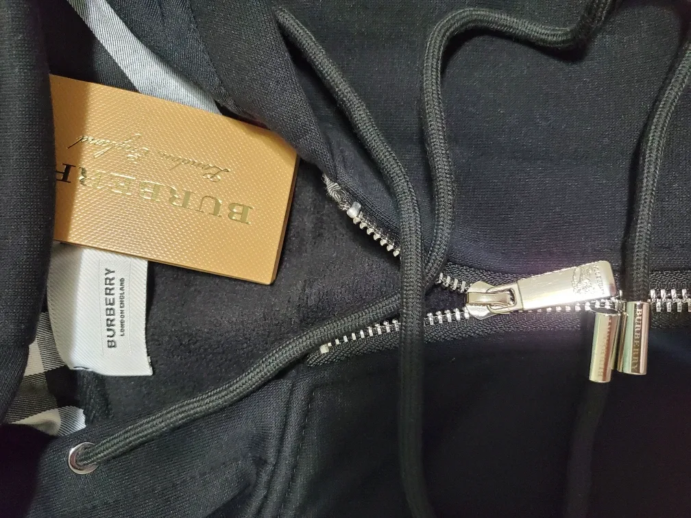 Burberry Black Zip-Up Hoodie image indicator(2)