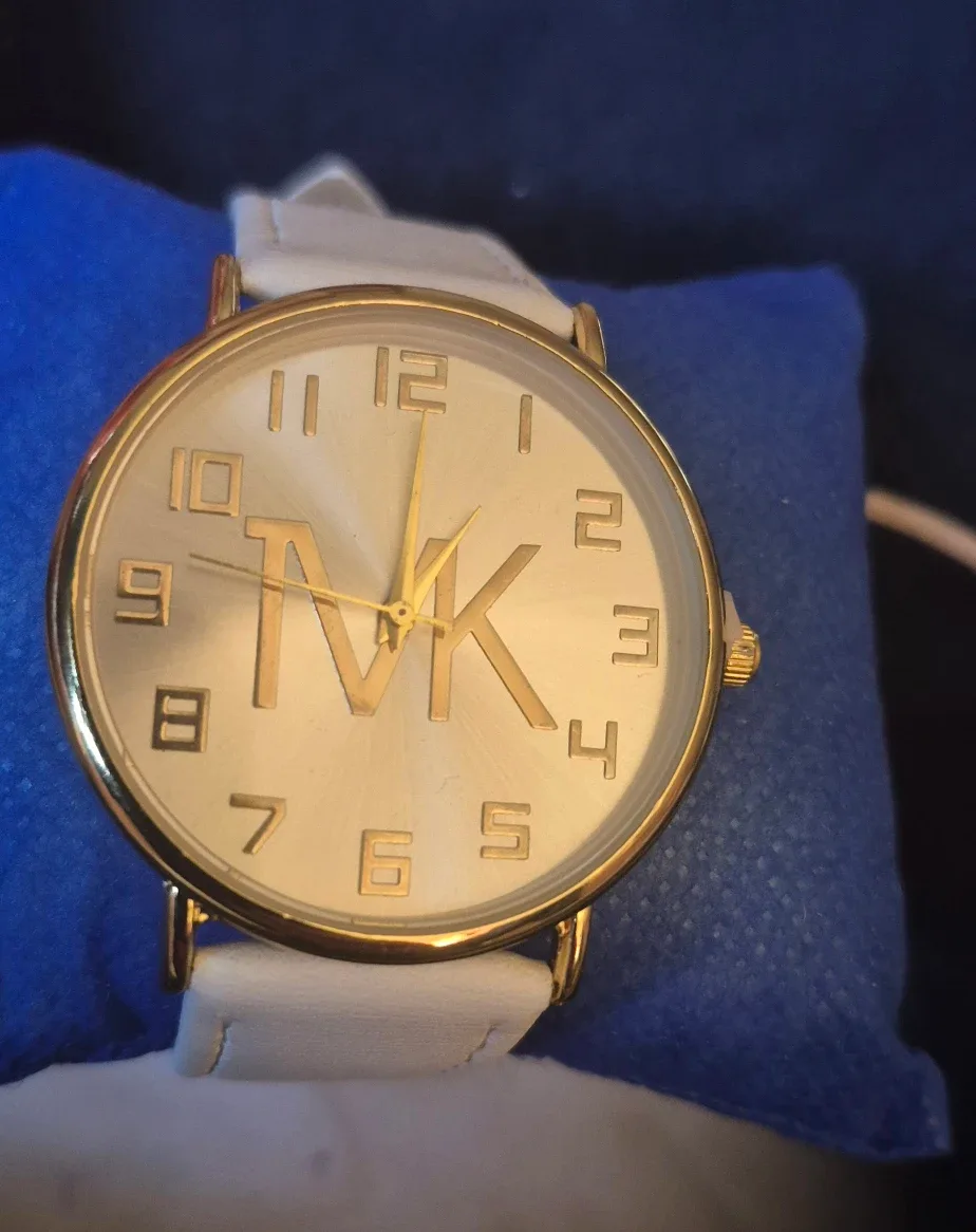 Brand new  white  strap watch