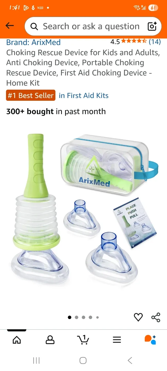 Arixmed Choking Rescue Device Kit