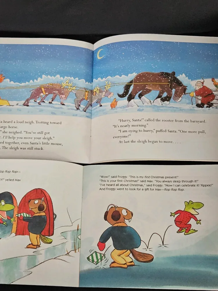Christmas Books: Hurry Santa & Froggy's Best Christmas image indicator(2)