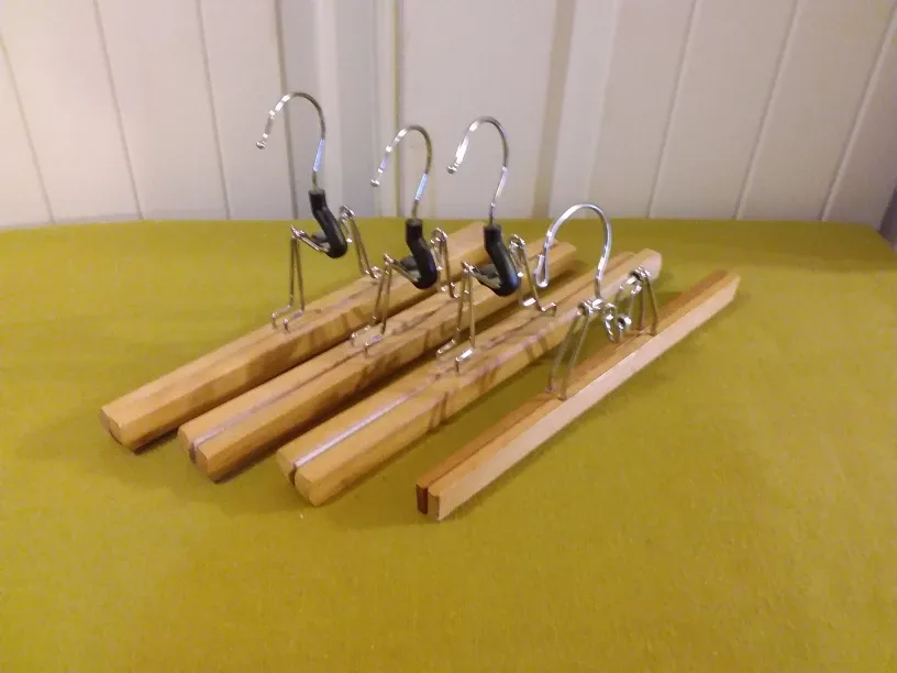 Wooden Pant Hangers - Set of (4)