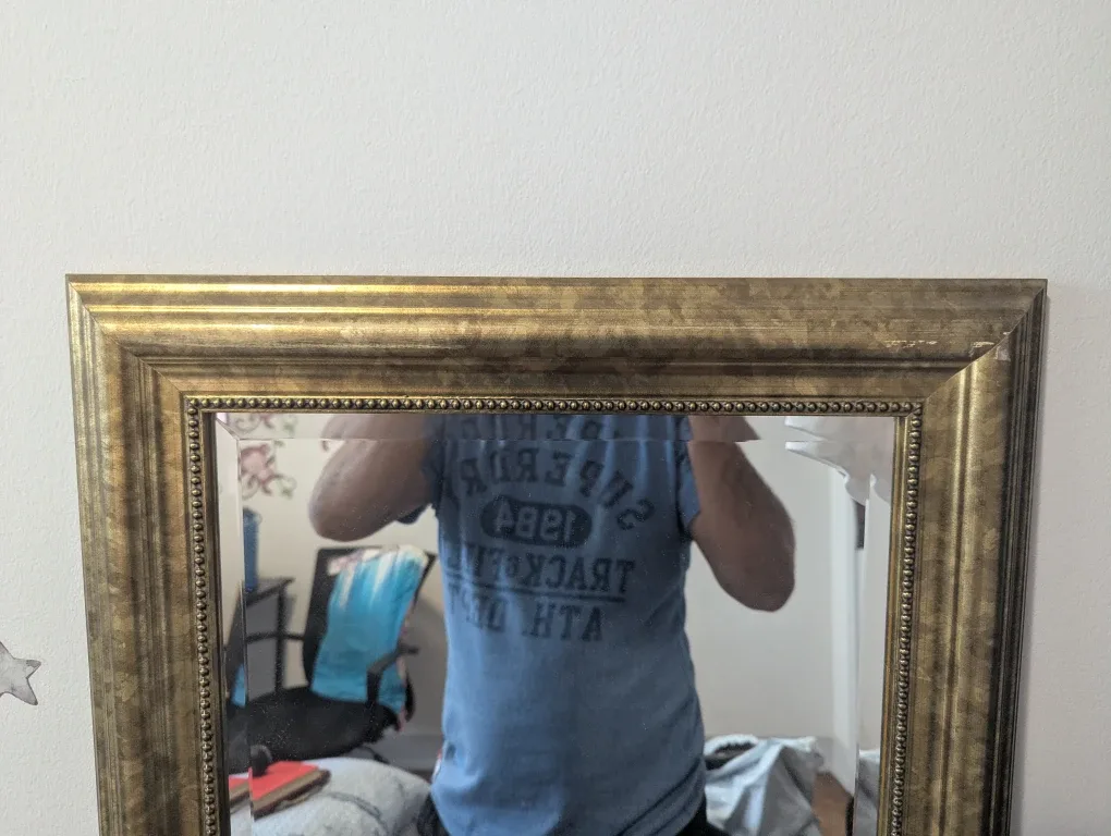 Gold Framed Full Length Mirror image indicator(3)