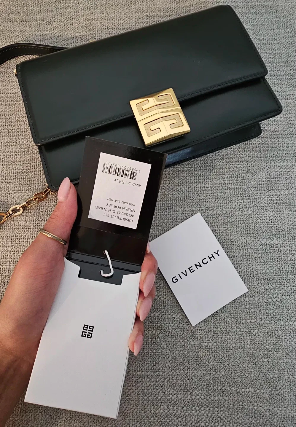 Givenchy Green Forest 4G Chain Bag